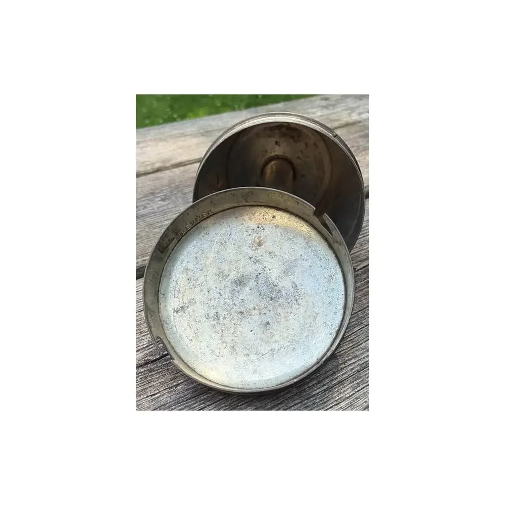 Vintage Metal Steamed Pudding Mold with Lid